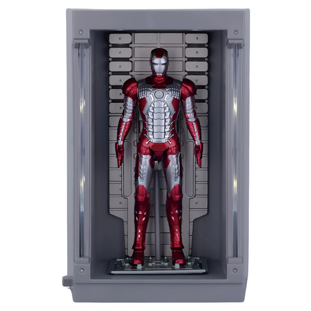 Iron Man+Hall Of Amor Set Mk5 4-Inch Action Figure By Zd Toys -ZD Toys - India - www.superherotoystore.com