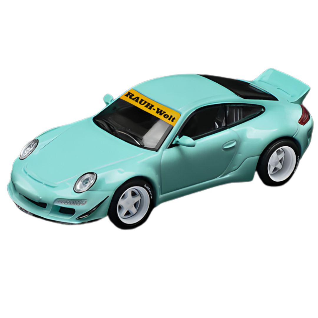 997 RWB Tiffany Blue 1:64 Diecast Car By Pop Race -Pop Race - India - www.superherotoystore.com