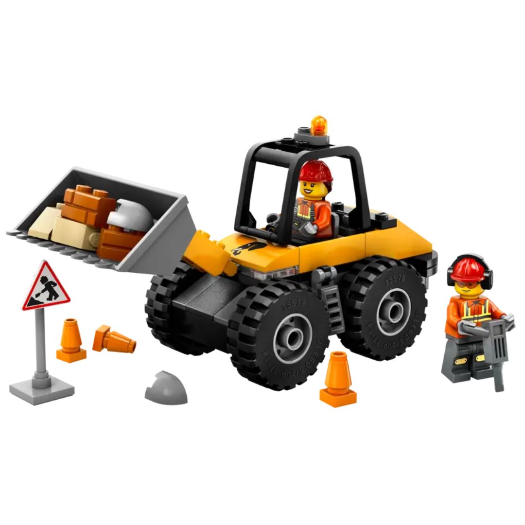Yellow Construction Wheel Loader Lego City By Lego -Lego - India - www.superherotoystore.com