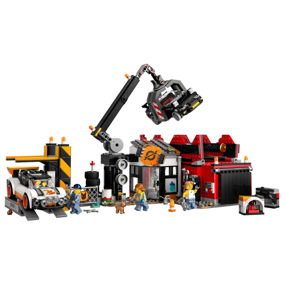 Scrapyard With Cars Lego City By Lego -Lego - India - www.superherotoystore.com