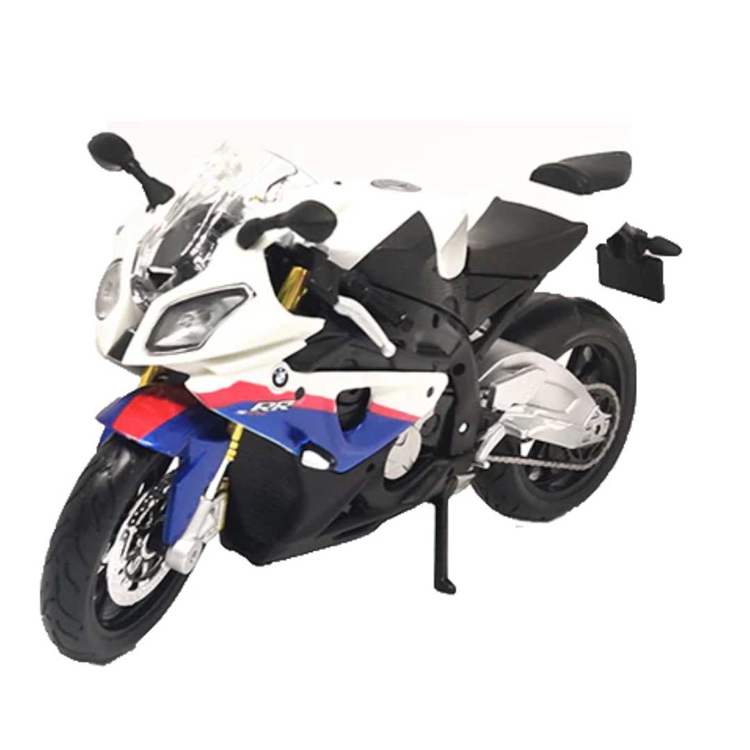 White BMW S 1000 RR Bike Die-cast Bike by Maisto -Maisto - India - www.superherotoystore.com