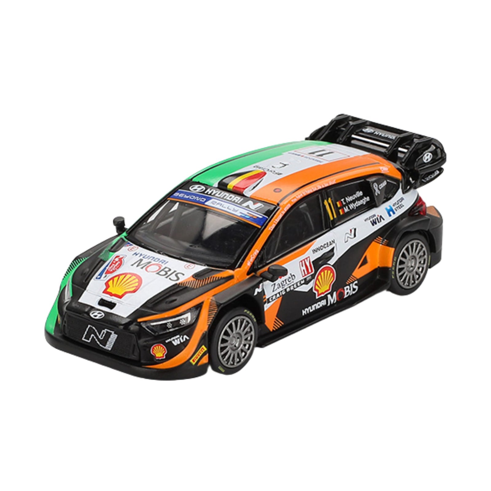 Hyundai I20 N Rally1 #11 2023 Rally Croatia Power Stage Winner By Mini Gt