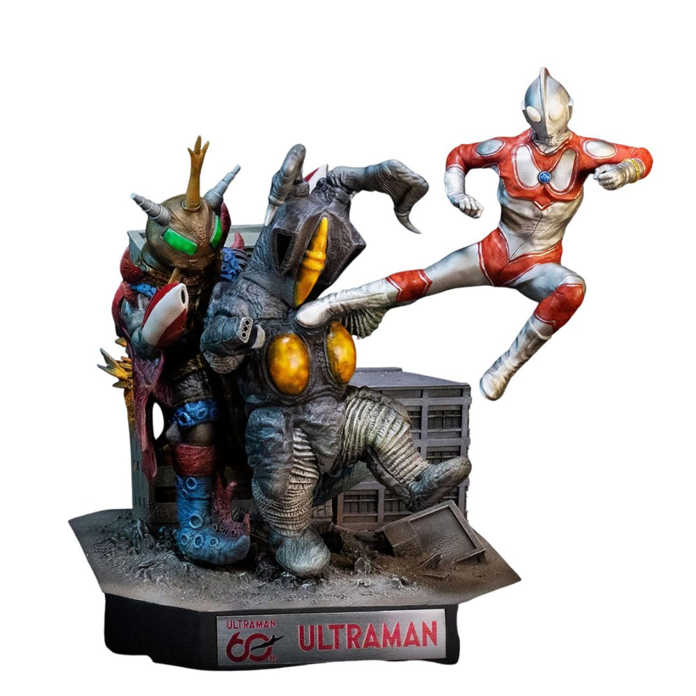 Ultraman Jack Vs Zetton Ii & Alien Bat Battle Scene Diorama Statue By ...
