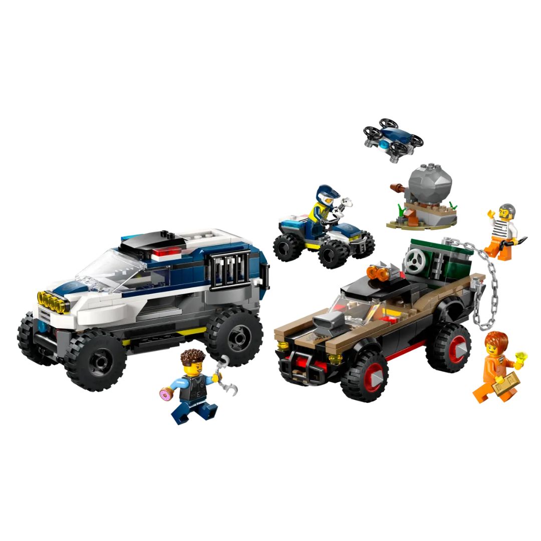 Off-Road Police Car Chase By Lego
