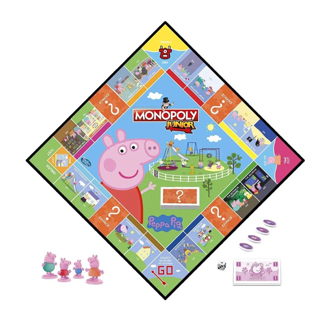 Monopoly Junior Peppa Pig By Hasbro -Hasbro - India - www.superherotoystore.com