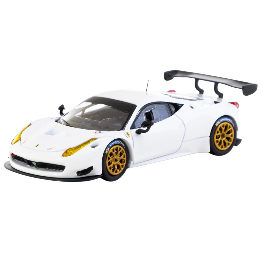 Ferrari 458 Italia Gt3 White X Ixo Models 1:64 Scale Die-Cast Car By Tarmac Works -Tarmac Works - India - www.superherotoystore.com
