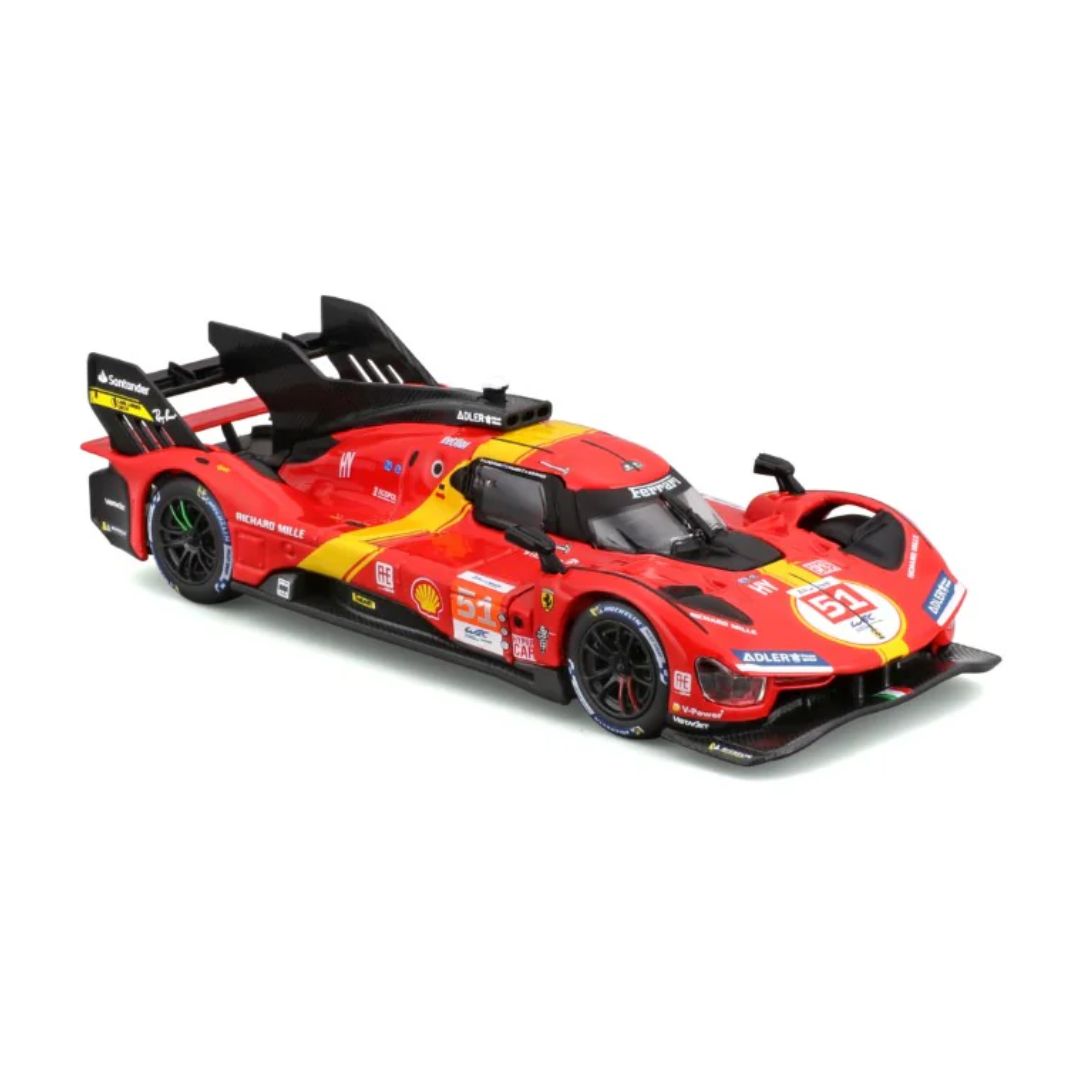 2023 Ferrari 499P #51 Winner 24h LeMans 1:43 Scale Die-Cast Car By Bburago