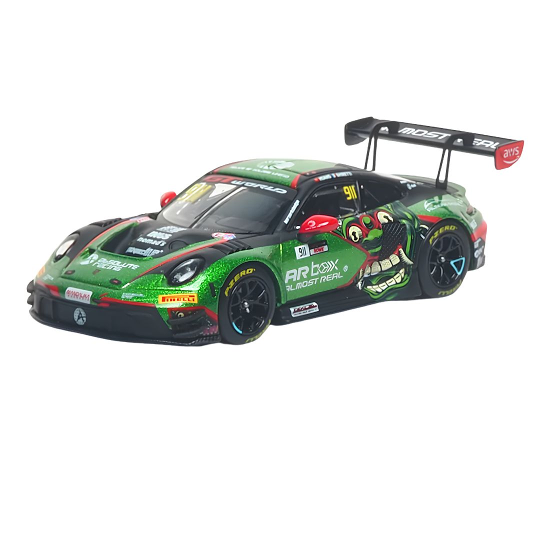 Porsche 911 Gt3 R 2026 Gt World Challenge Asia Mandalika #9111:64 Die-Cast Car By Almost Real -Almost Real - India - www.superherotoystore.com
