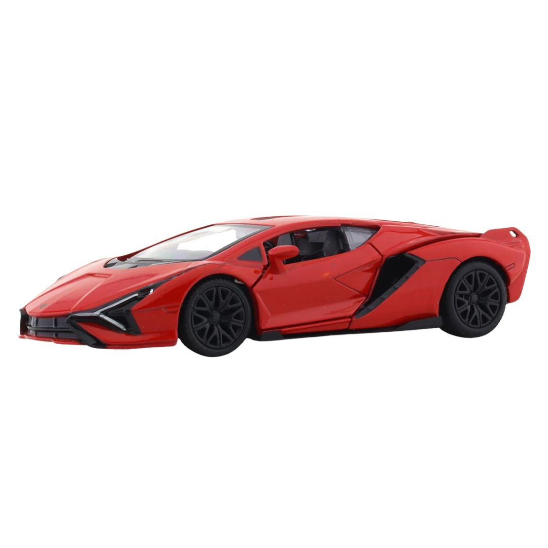 Red Lamborghini Sian 1:43 Scale Die-Cast Car By RMZ