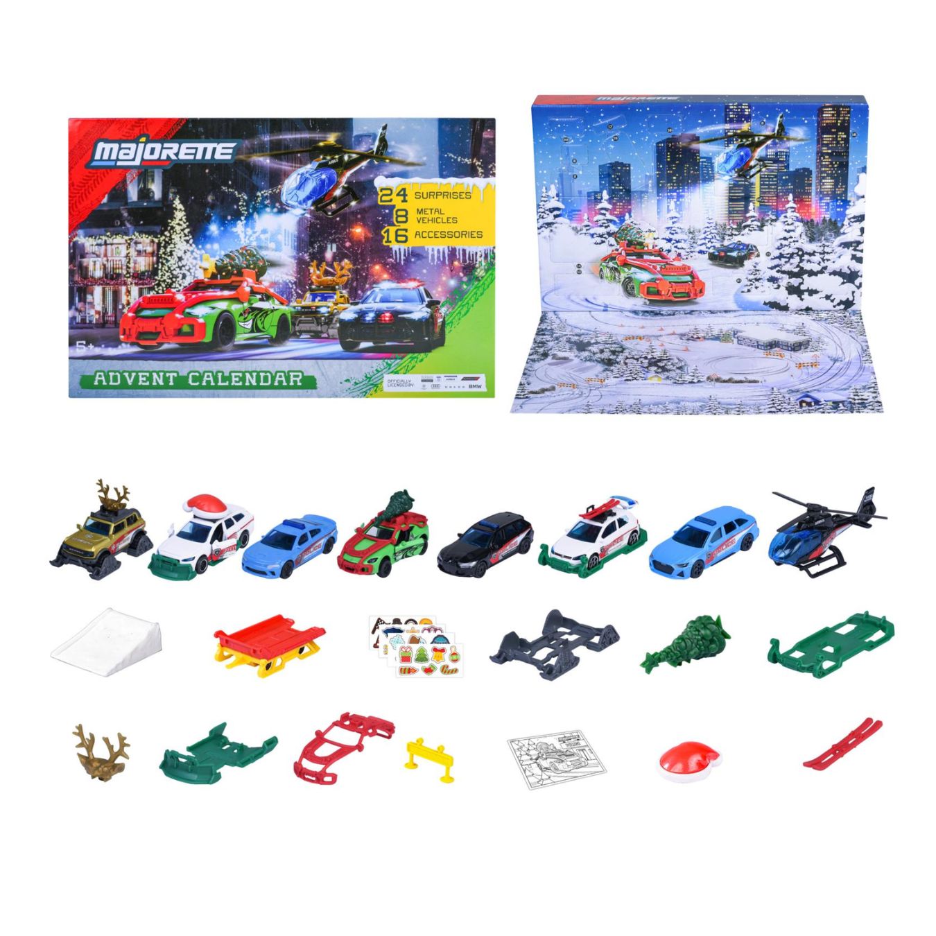 Advent Calendar Die-Cast Car Set By Majorette -Majorette - India - www.superherotoystore.com