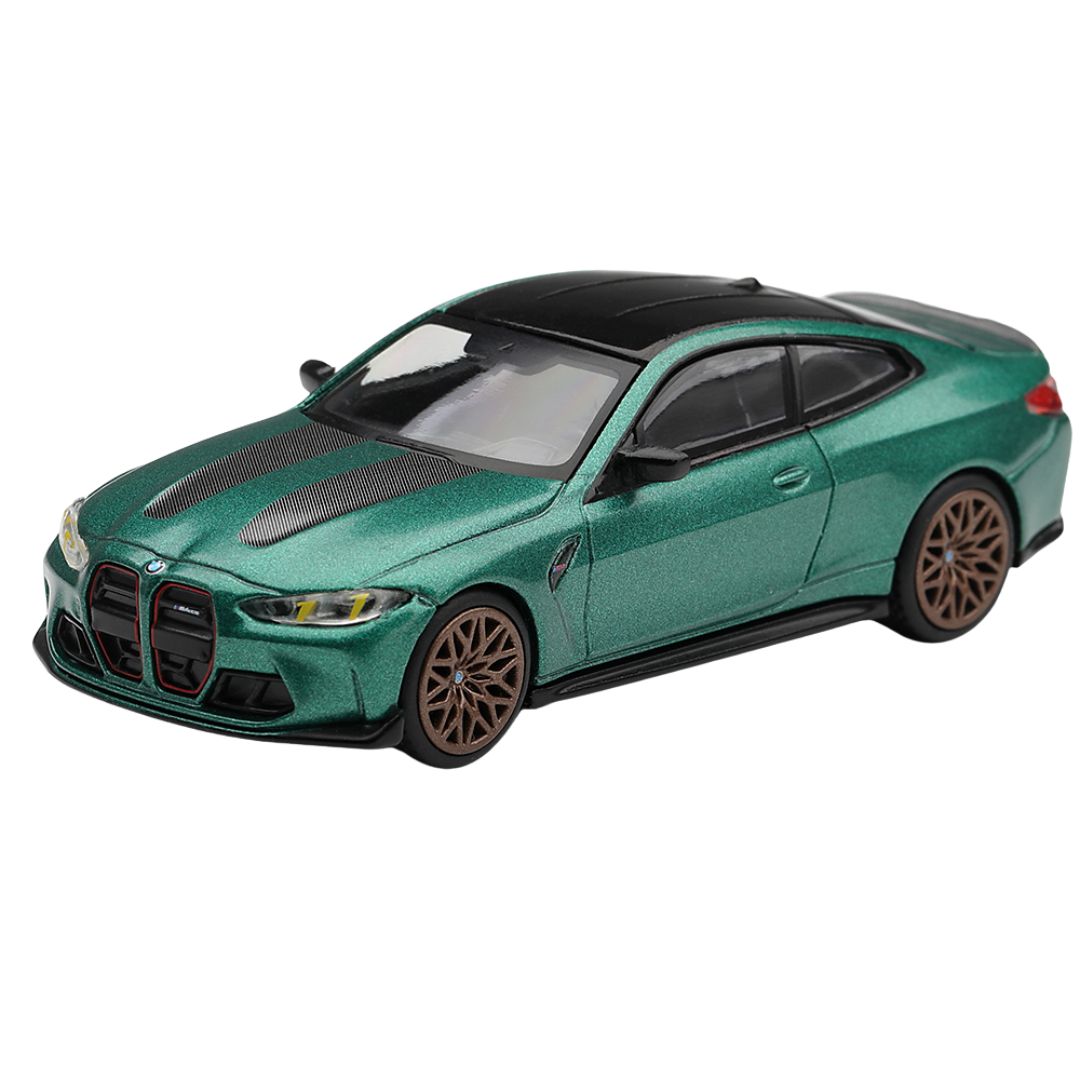 Bmw M4 Cs Frozen Isle Of Man Green Metallic 1:64 Diecast Car By Mini Gt -Mini GT - India - www.superherotoystore.com