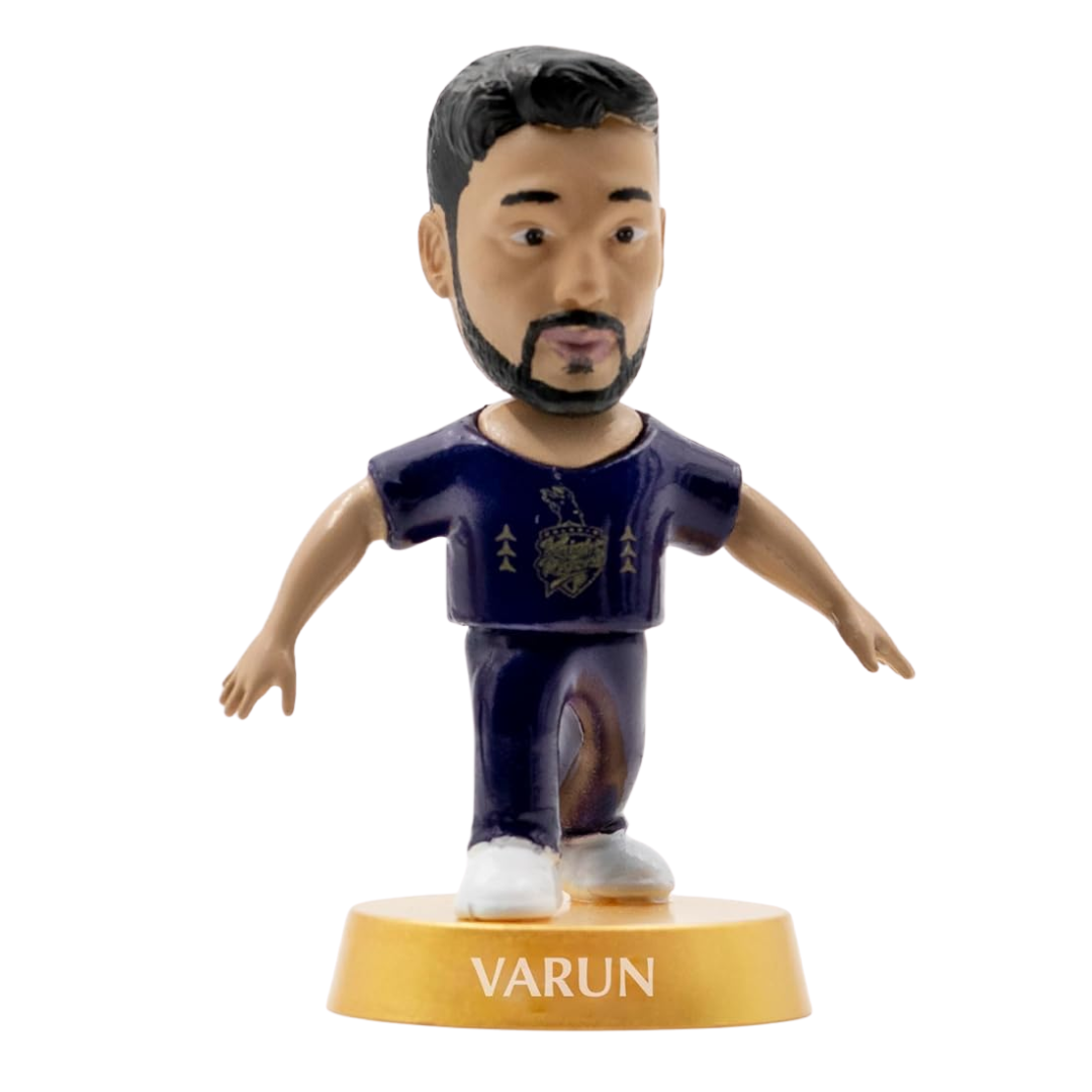 KKR - Kolkatta Knight Riders - Varun Chakaravarthy Figure by Cricket Icons -Cricket Icons - India - www.superherotoystore.com