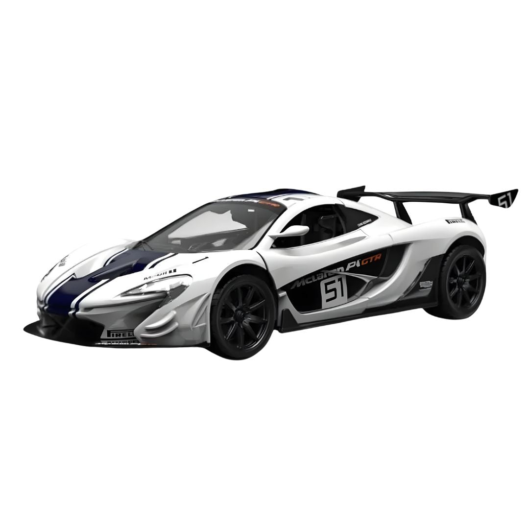 White McLaren P1 1:24 Scale Die-Cast Car By Rastar