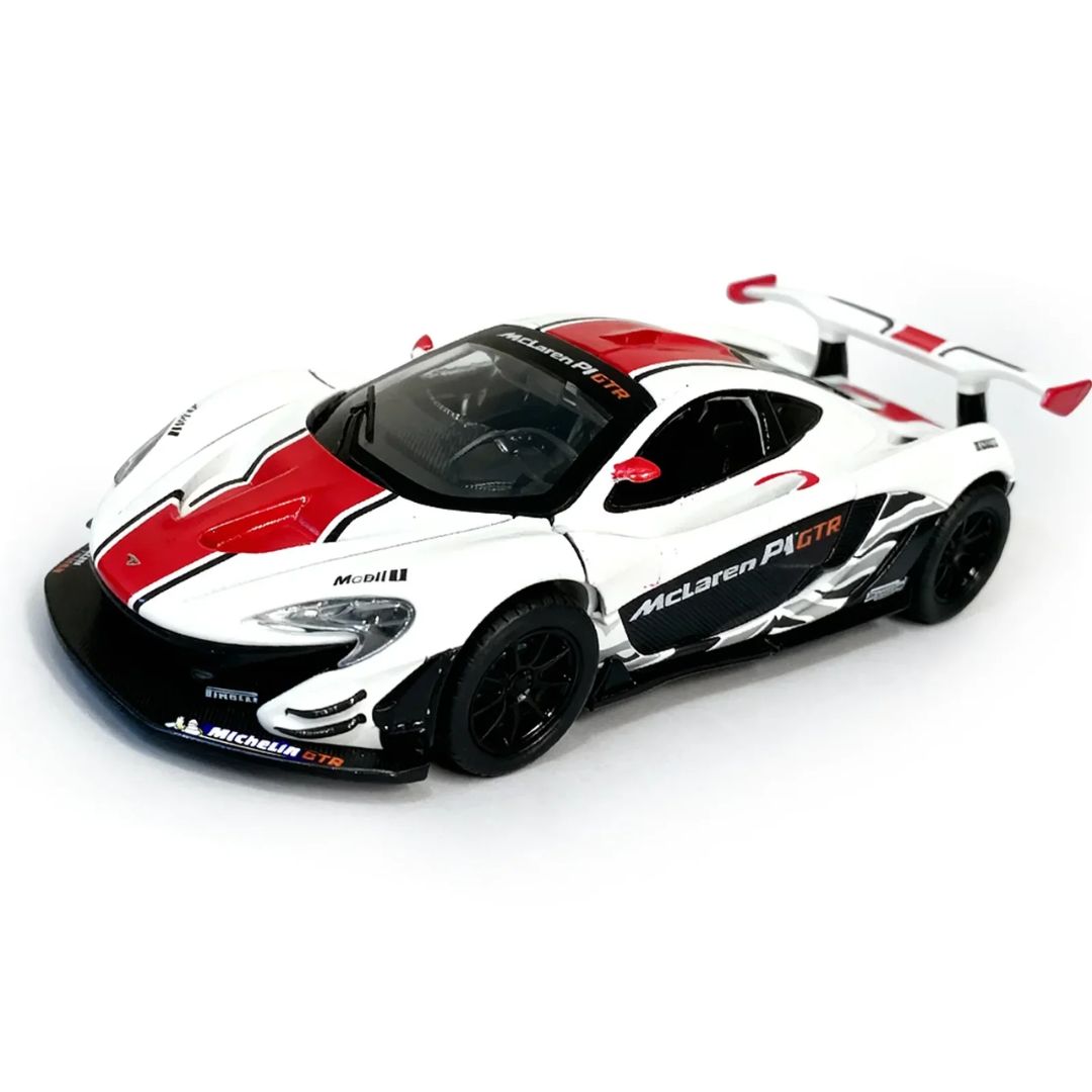White Mclaren P1 GTR 1:31 Scale Die-Cast car By MSZ -MSZ - India - www.superherotoystore.com
