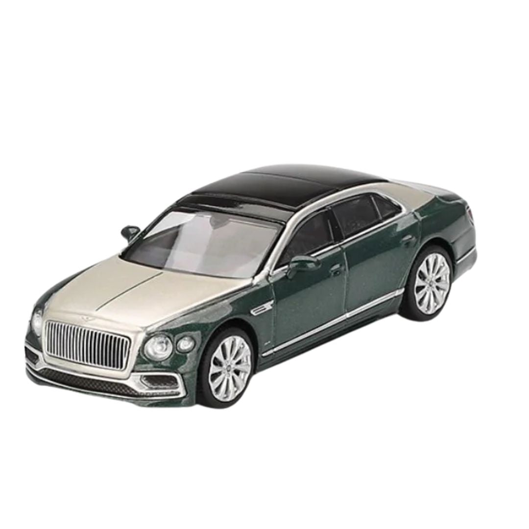 Bentley Flying Spur White Sand Verdant 1:64 Scale Die-Cast Car By Mini Gt By Mini Gt -Mini GT - India - www.superherotoystore.com