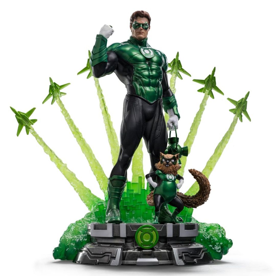 Green Lantern Unleashed Deluxe Statue By Iron Studios