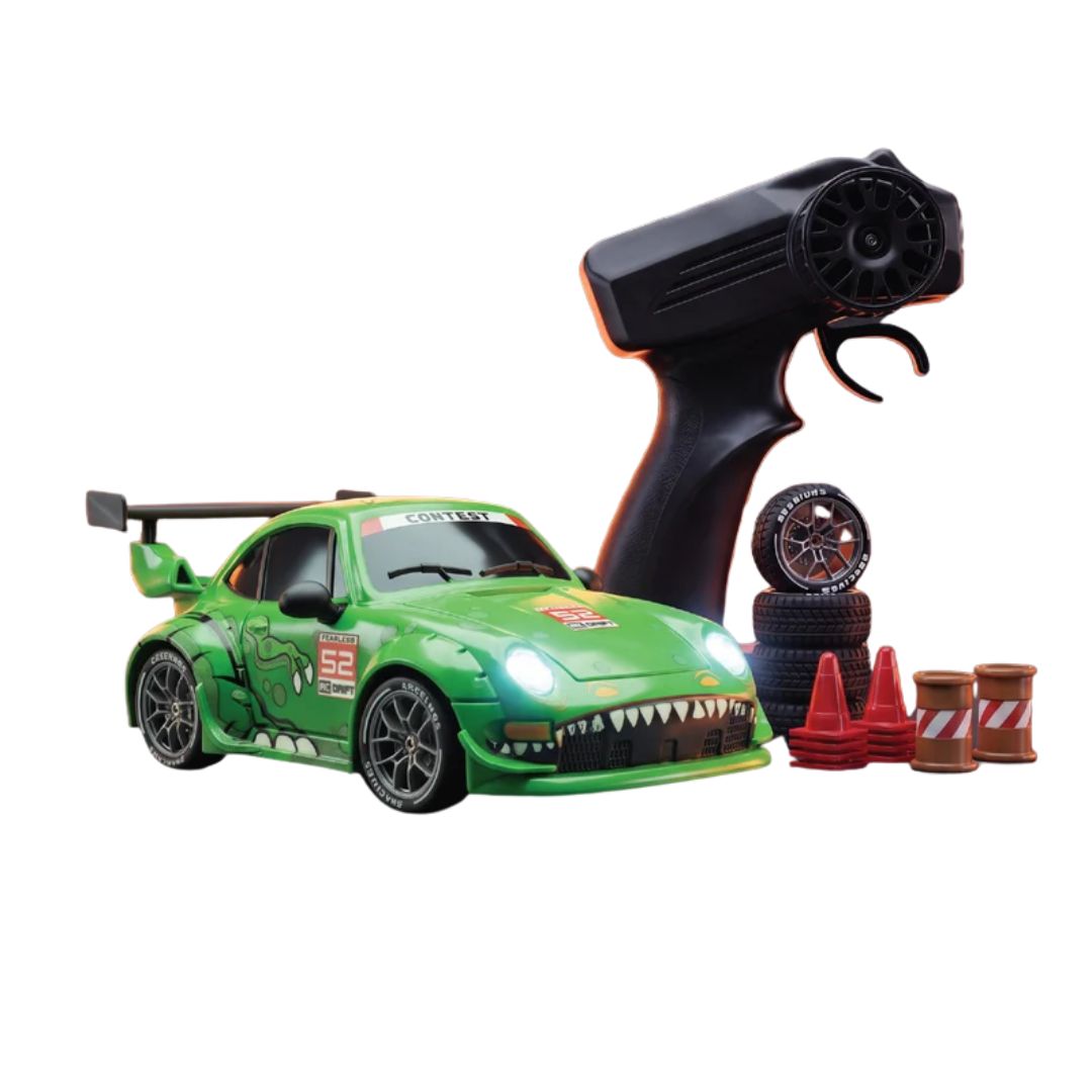 Zipp – Remote Control Drifter 1:24 Scale Ecomm Packaging Only Green Car By Legend Of Toys