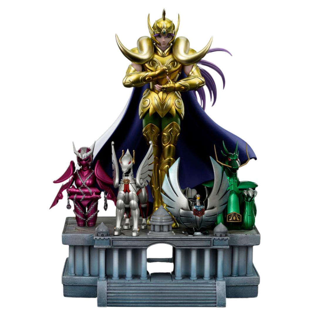 Aries Mu Deluxe Statue By Iron Studios