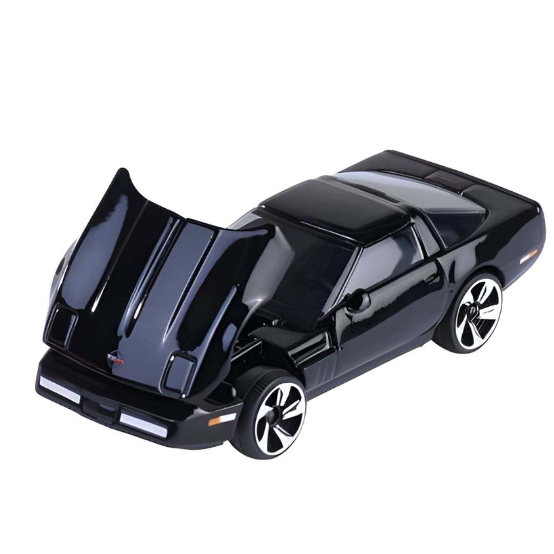 Vintage 1990 Black Chevrolet Corvette 1:64 Scale Die-Cast Car By Majorette -Majorette - India - www.superherotoystore.com