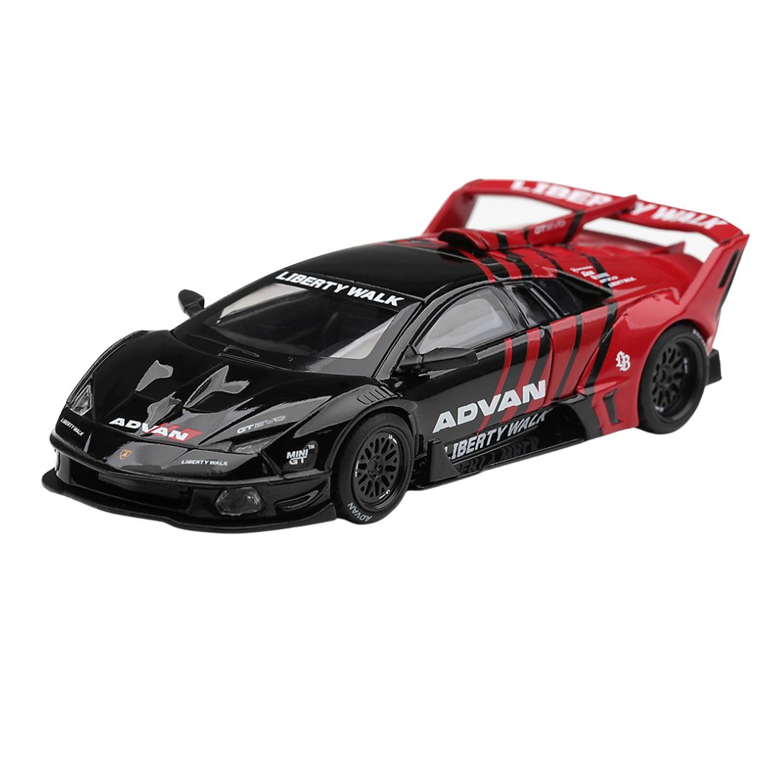 Lamborghini Lb-Silhouette Works  Murcielago Gt Evo Advan 1:64 Scale Die-Cast Car By Mini Gt