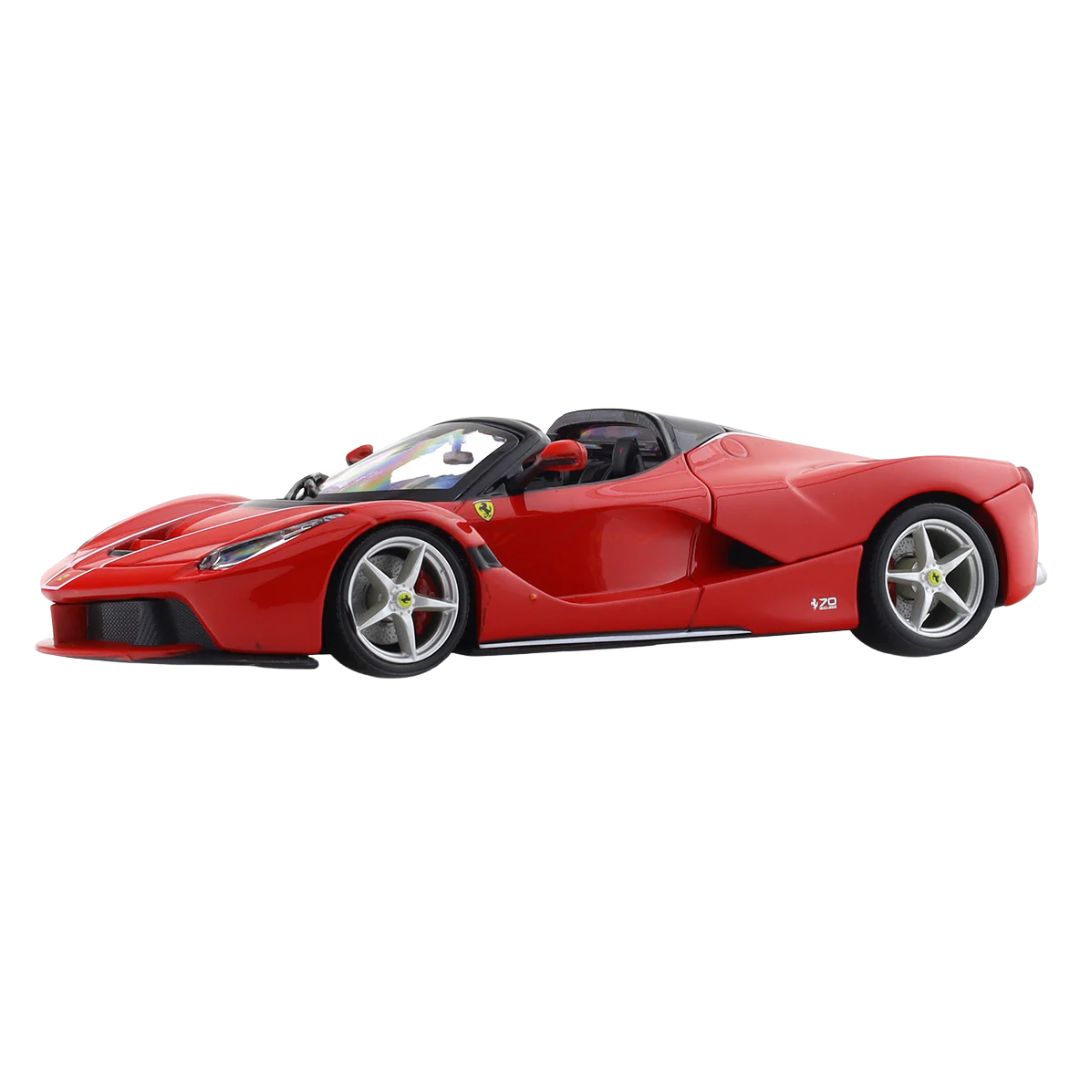Red Ferrari La Ferrari in Hard Case 1:24 Scale Die-Cast car by Bburago -Bburago - India - www.superherotoystore.com