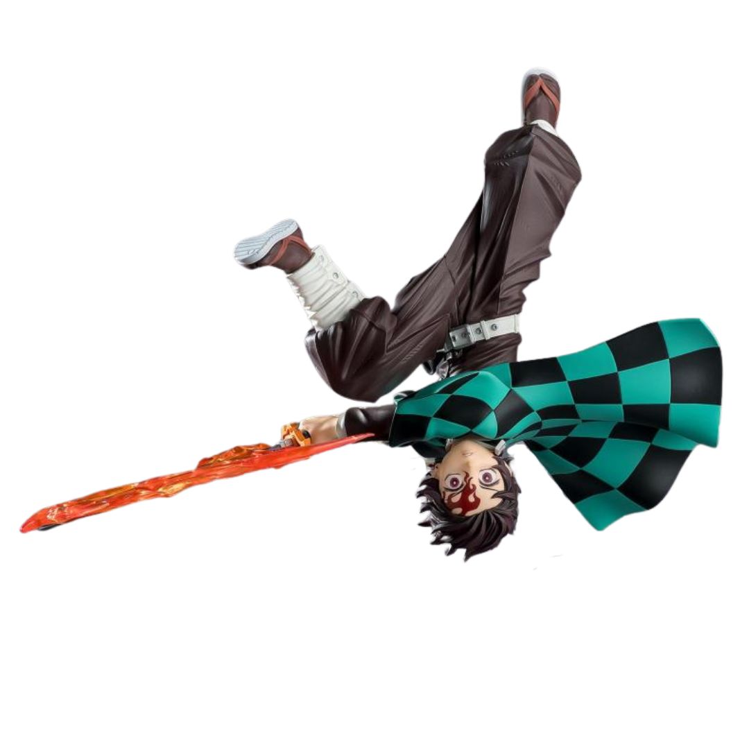 Luminasta Anime "Demon Slayer: Kimetsu No Yaiba" -Tanjiro Kamado- Hinokami Kagura Setting Sun Transformation By Sega Goods