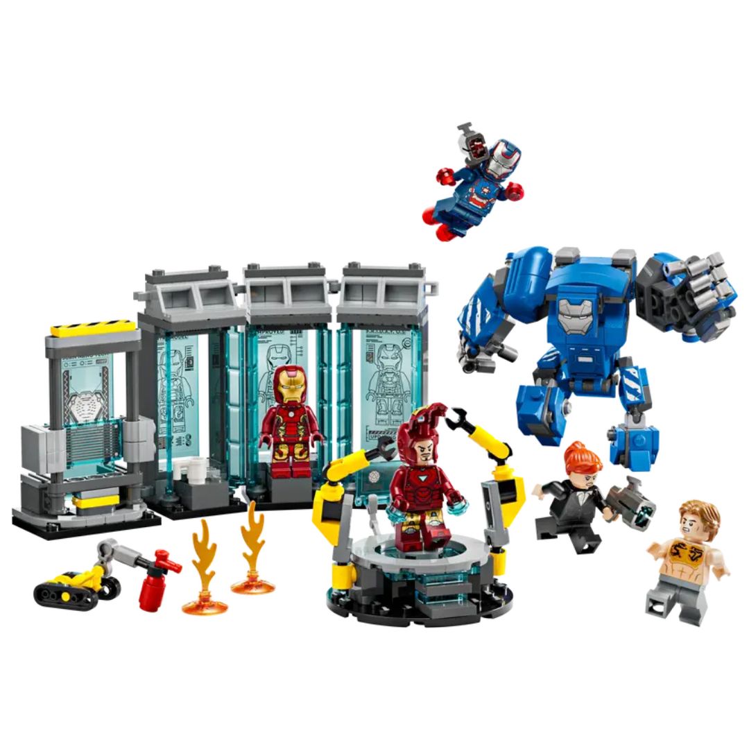 Super Heroes Marvel Iron Man'S Laboratory: Hall Of Armor By Lego -Lego - India - www.superherotoystore.com