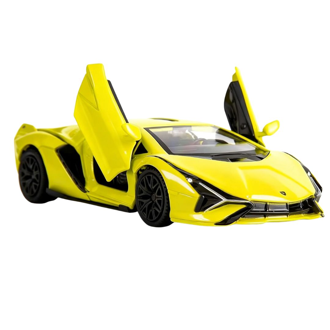 Green Lamborghini Sian 1:43 Scale Die-Cast Car By RMZ