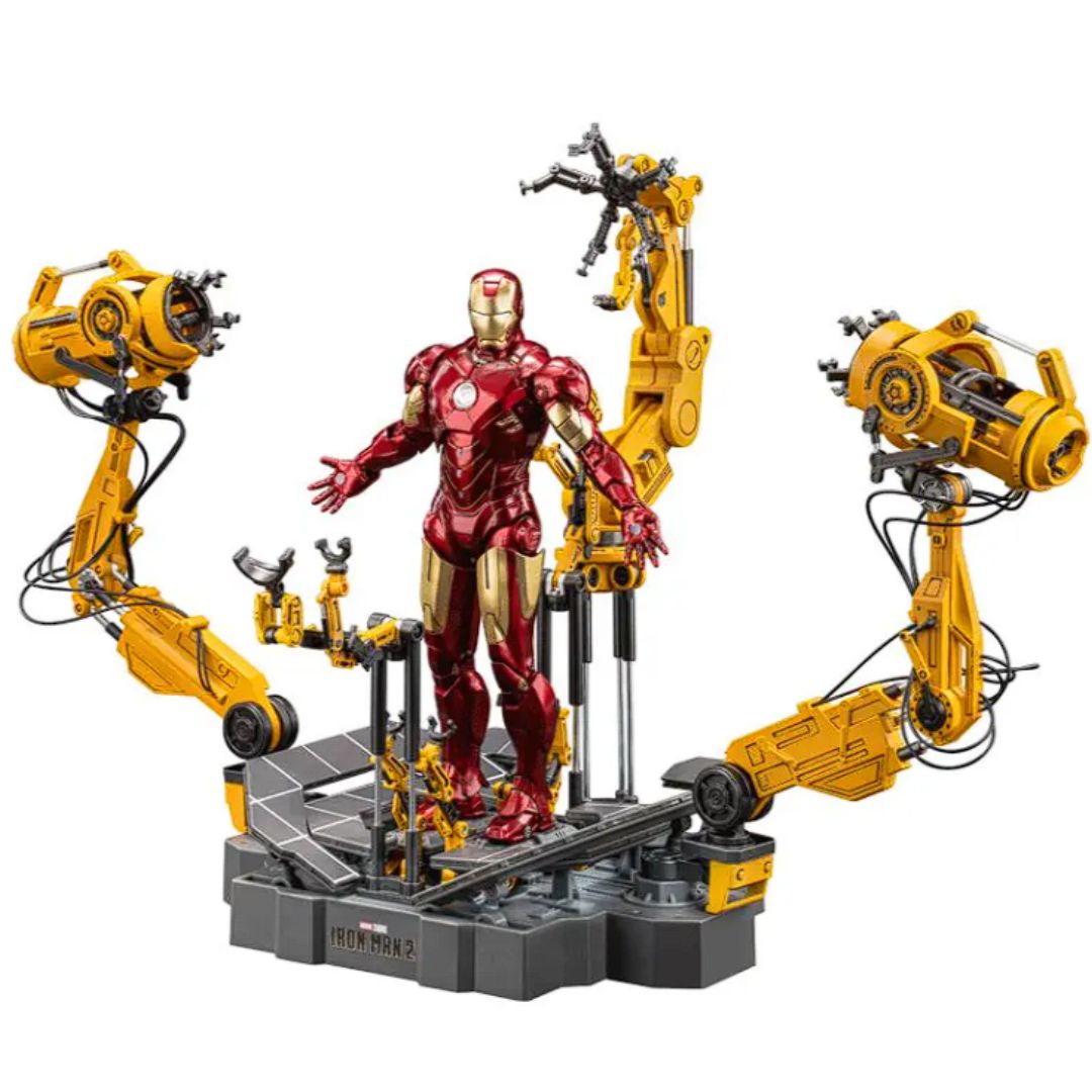 Iron Man Mk4 And Suit Up Gantry Action Figure By Zd Toys -ZD Toys - India - www.superherotoystore.com