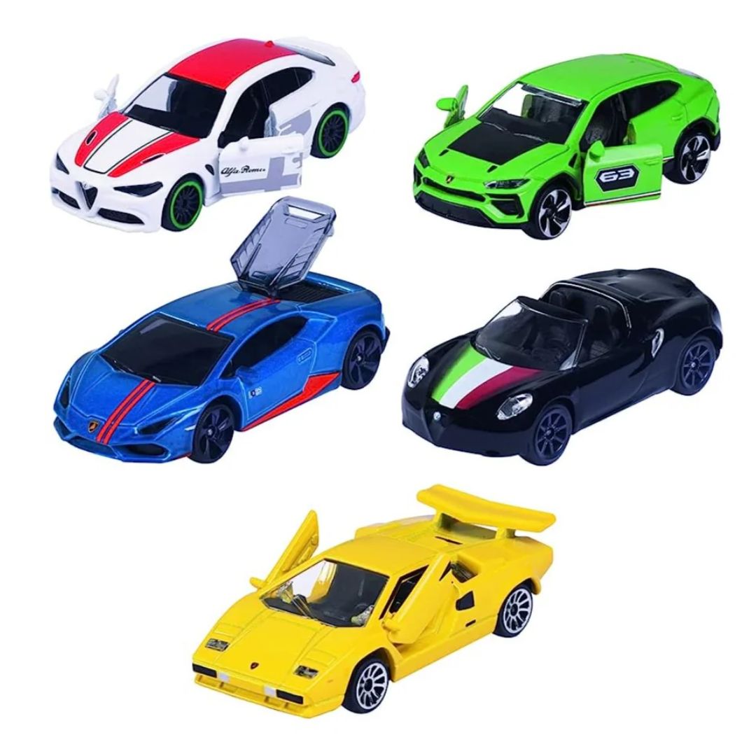 Dream Cars Italy, 5 Car Gift Pack By Majorette By Majorette -Majorette - India - www.superherotoystore.com