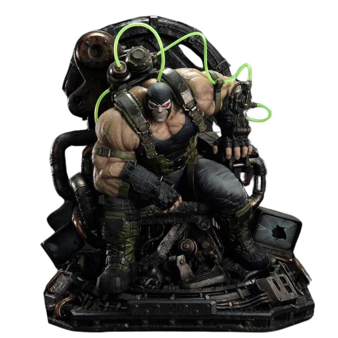 Batman (Comics) City of Bane Bane on Throne Statue (Concept design by Carlos D&#39;Anda) by Prime1 Studios -Prime 1 Studio - India - www.superherotoystore.com