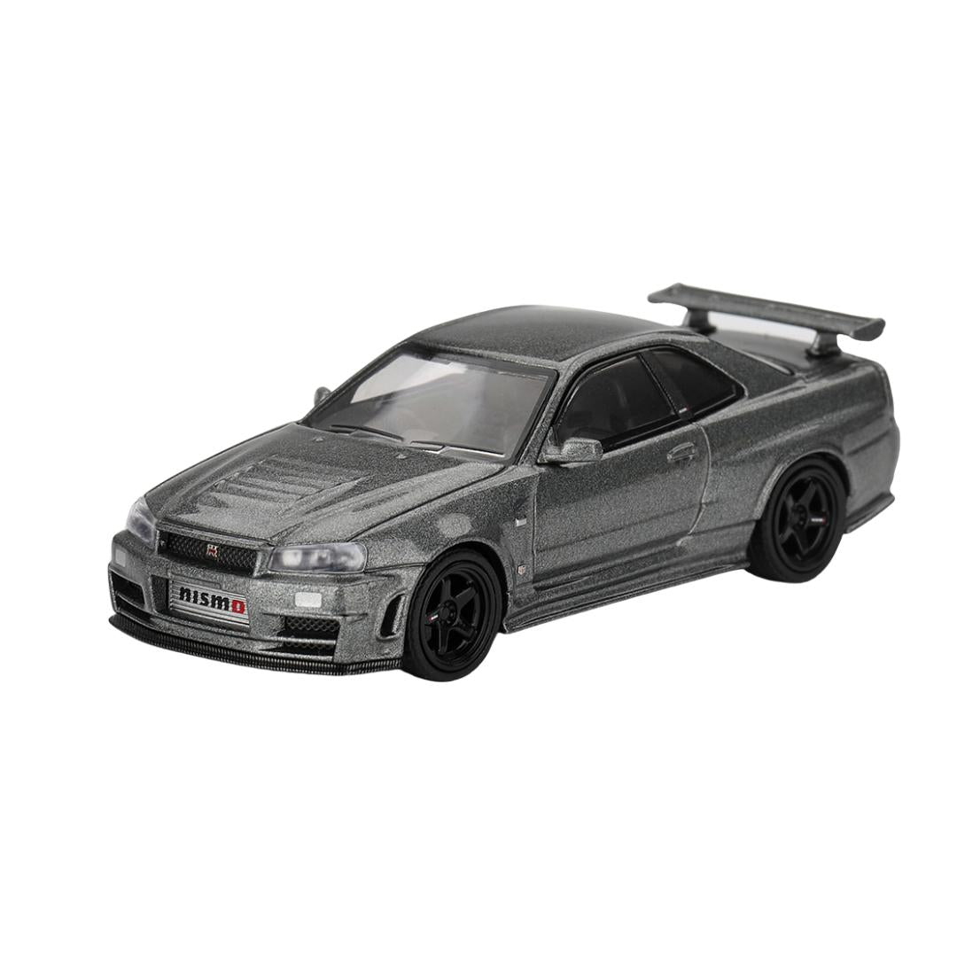 Nissan Skyline Gt-R Dark Metal Gray (Nismo Bnr34 Crs Version By Mini Gt