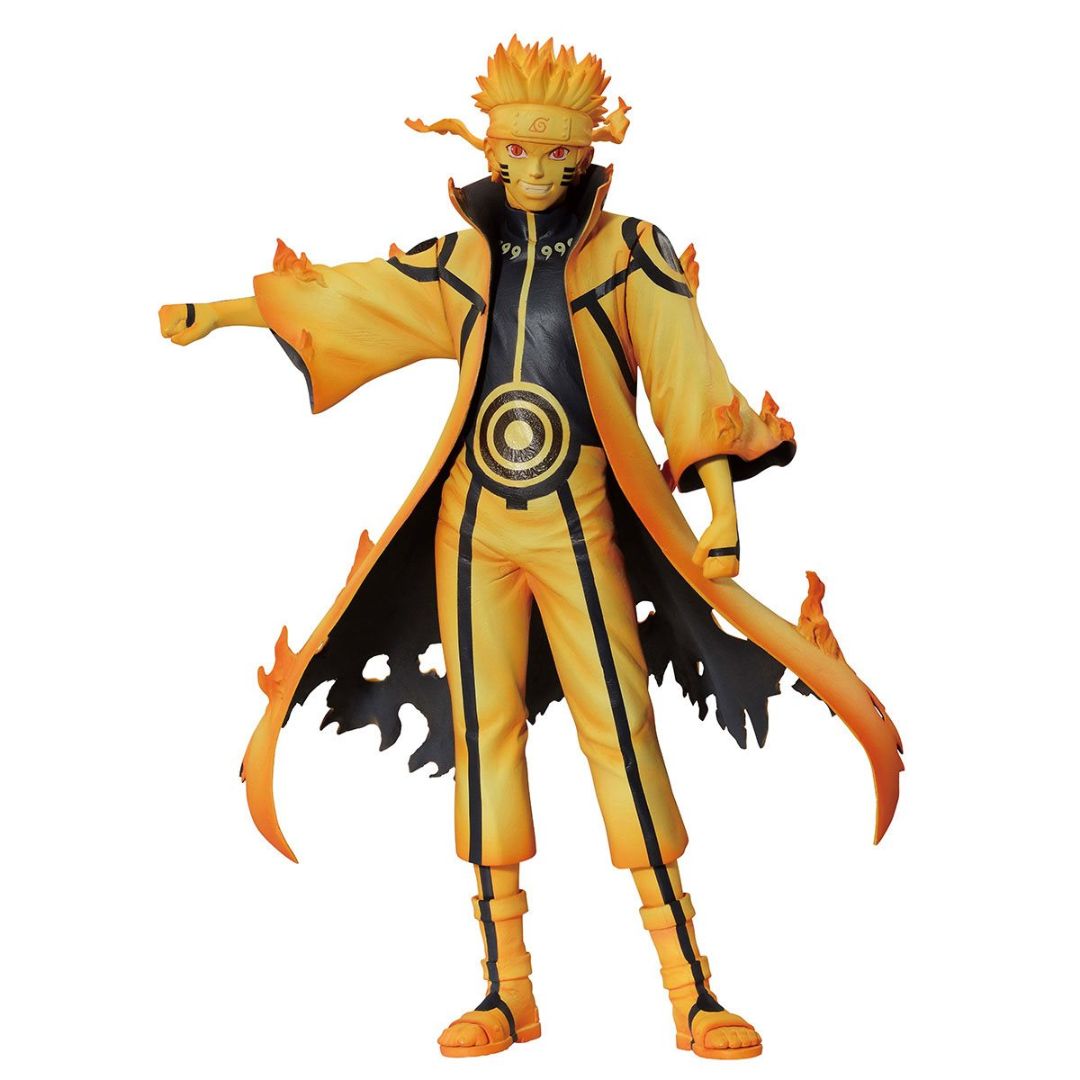 Naruto: Shippuden Naruto Uzumaki Kurama Link Mode Masterlise Ichibansho statue by Bandai
