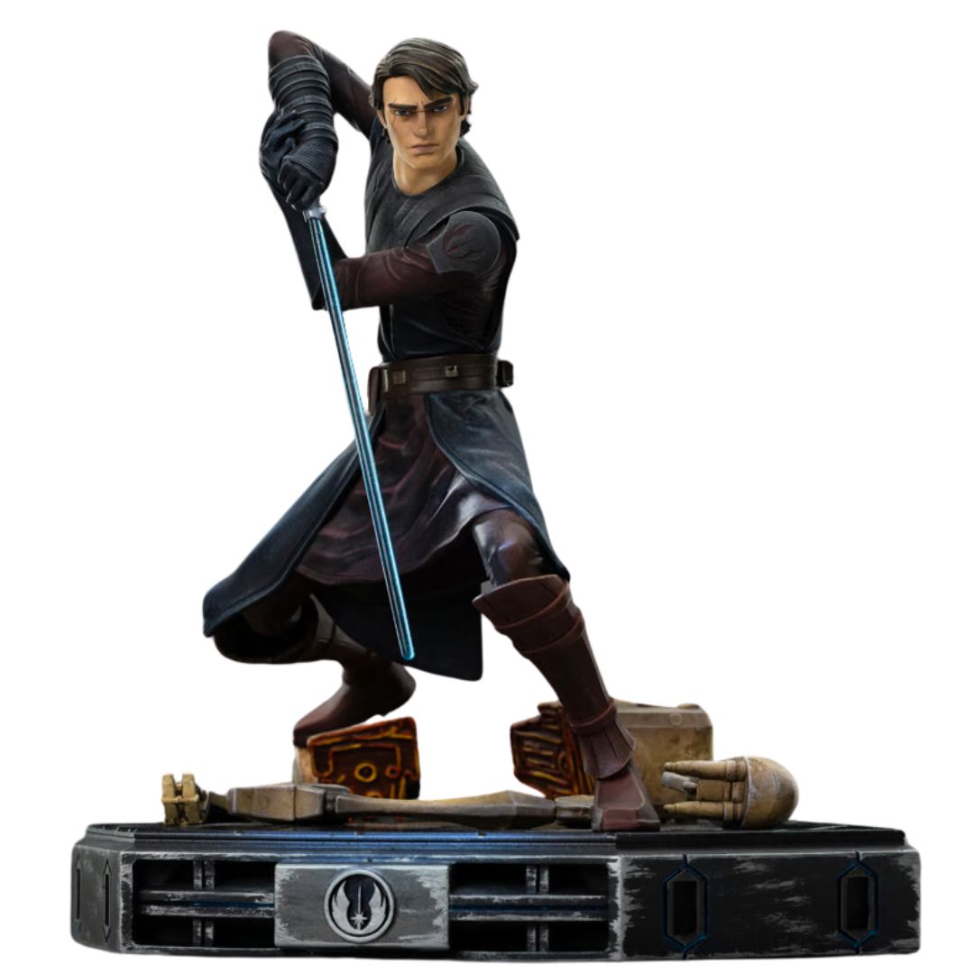 Anakin Skywalker Clone Wars Statue By Iron Studios