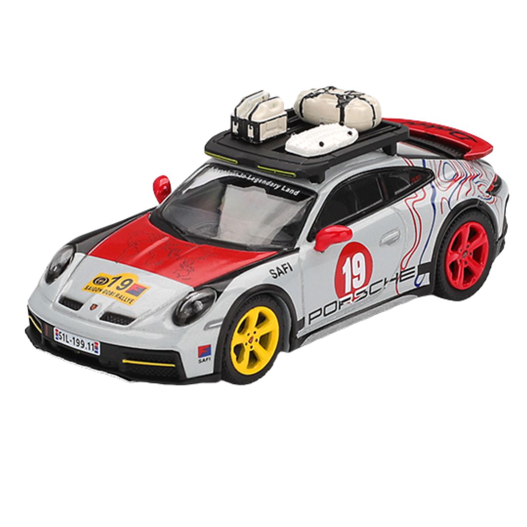 Porsche 911 Dakar &quot;Uncle Rally&quot; 1:64 Die-Cast Car By Mini GT