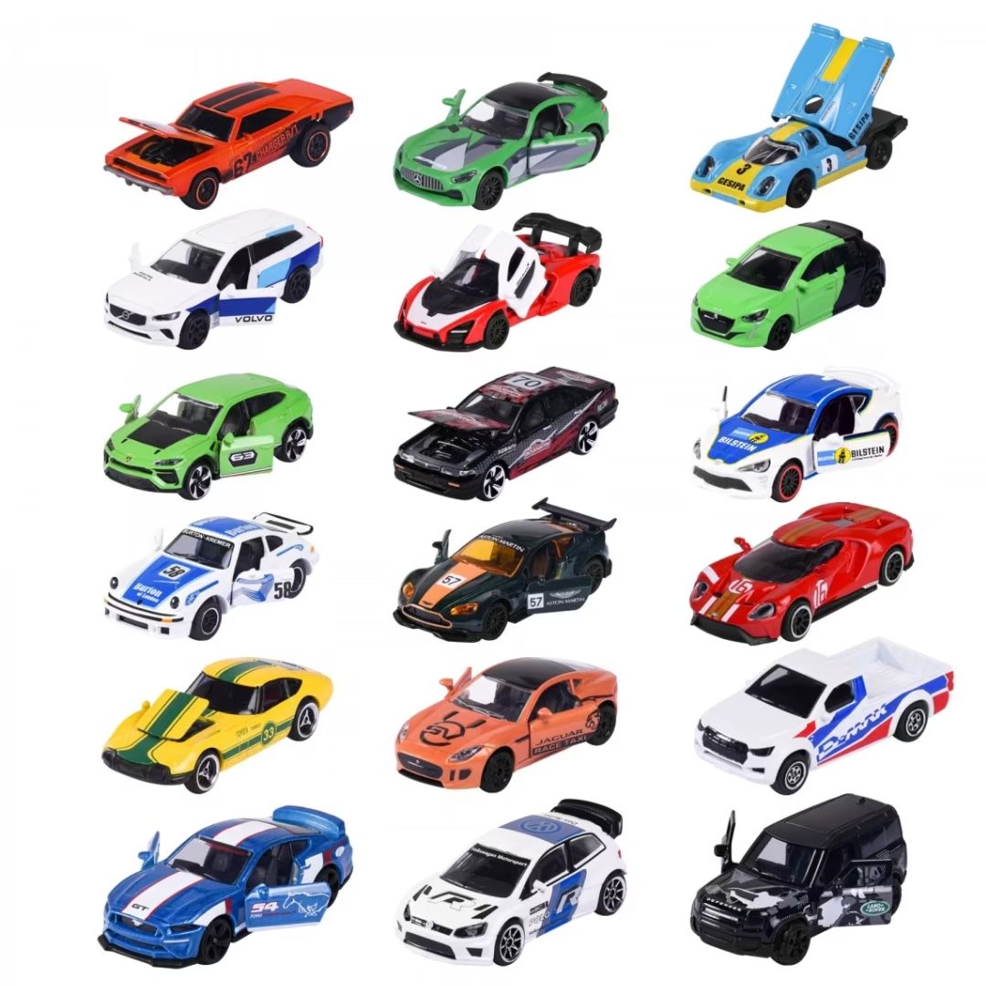 Racing 18 Diecast Cars Assortment By Majorette By Majorette