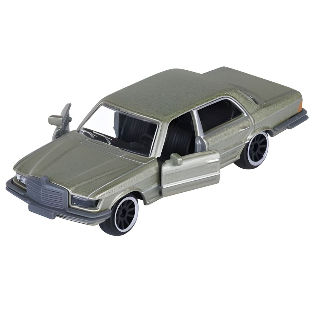 Vintage Green Mercedes-Benz 450 SEL S-Class Type W116 1:64 Scale Die-Cast Car By Majorette -Majorette - India - www.superherotoystore.com