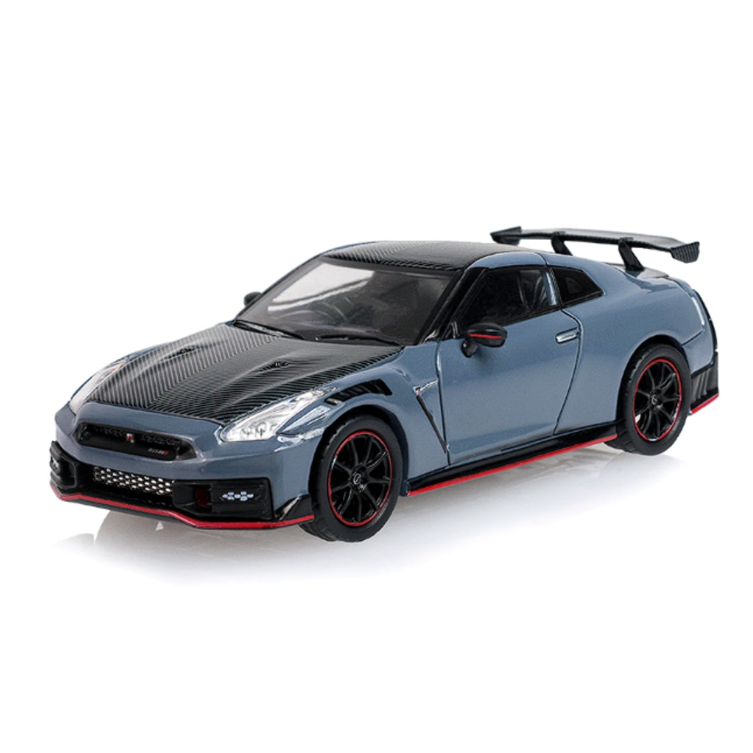 Tokyo Torque Series 10 - 2024 Nissan Gtr Nismo - Stealth Gray (Kce) (New Tooling)1:64 Scale Die-Cast Car By Green Light