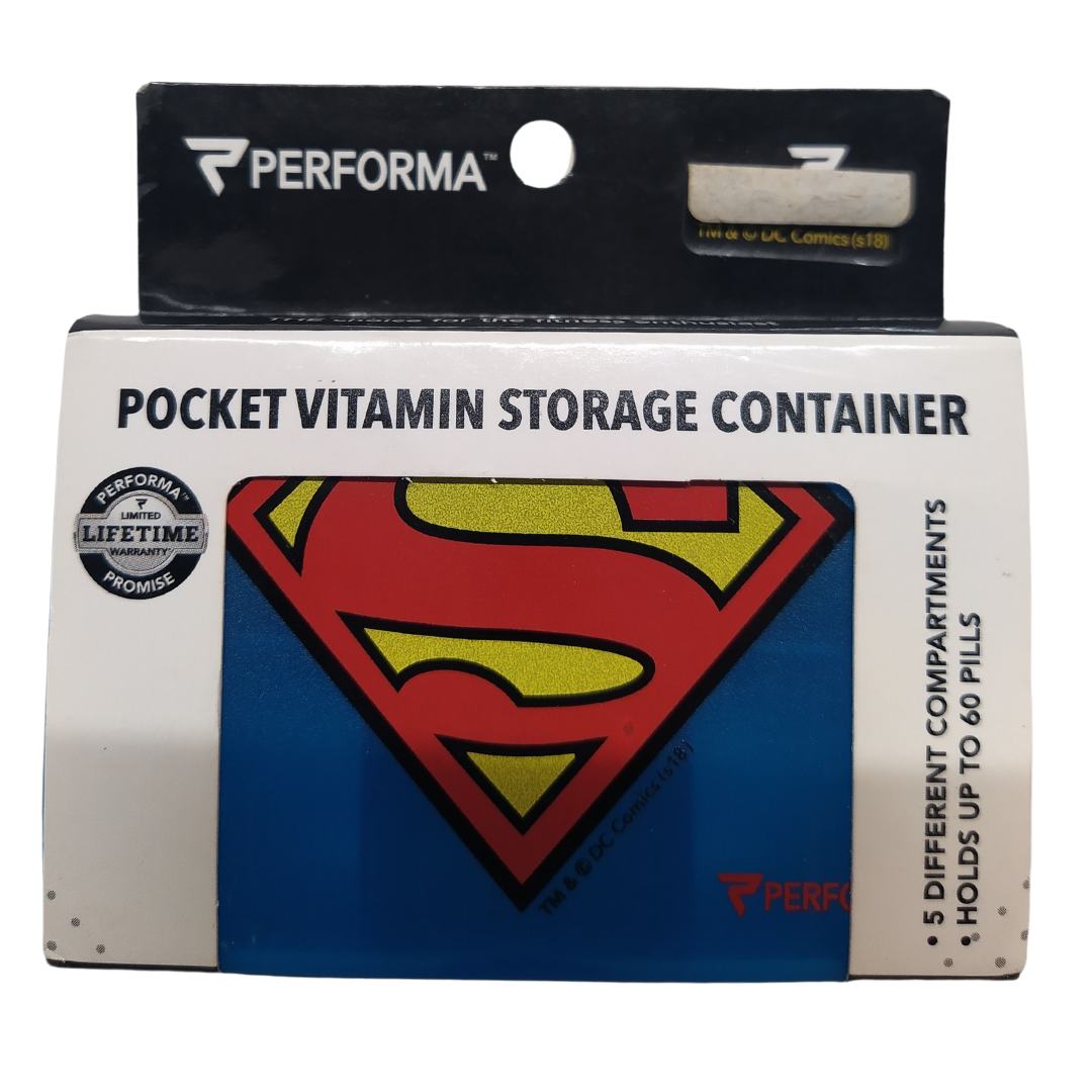 Superman Pill Container by Perfect Shaker -PerfectShaker - India - www.superherotoystore.com