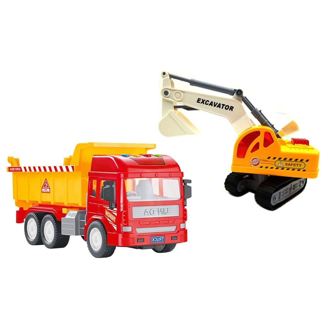 Image 248: City Service 2In1 Excavator & Dumper Toy -Lumo - India - www.superherotoystore.com