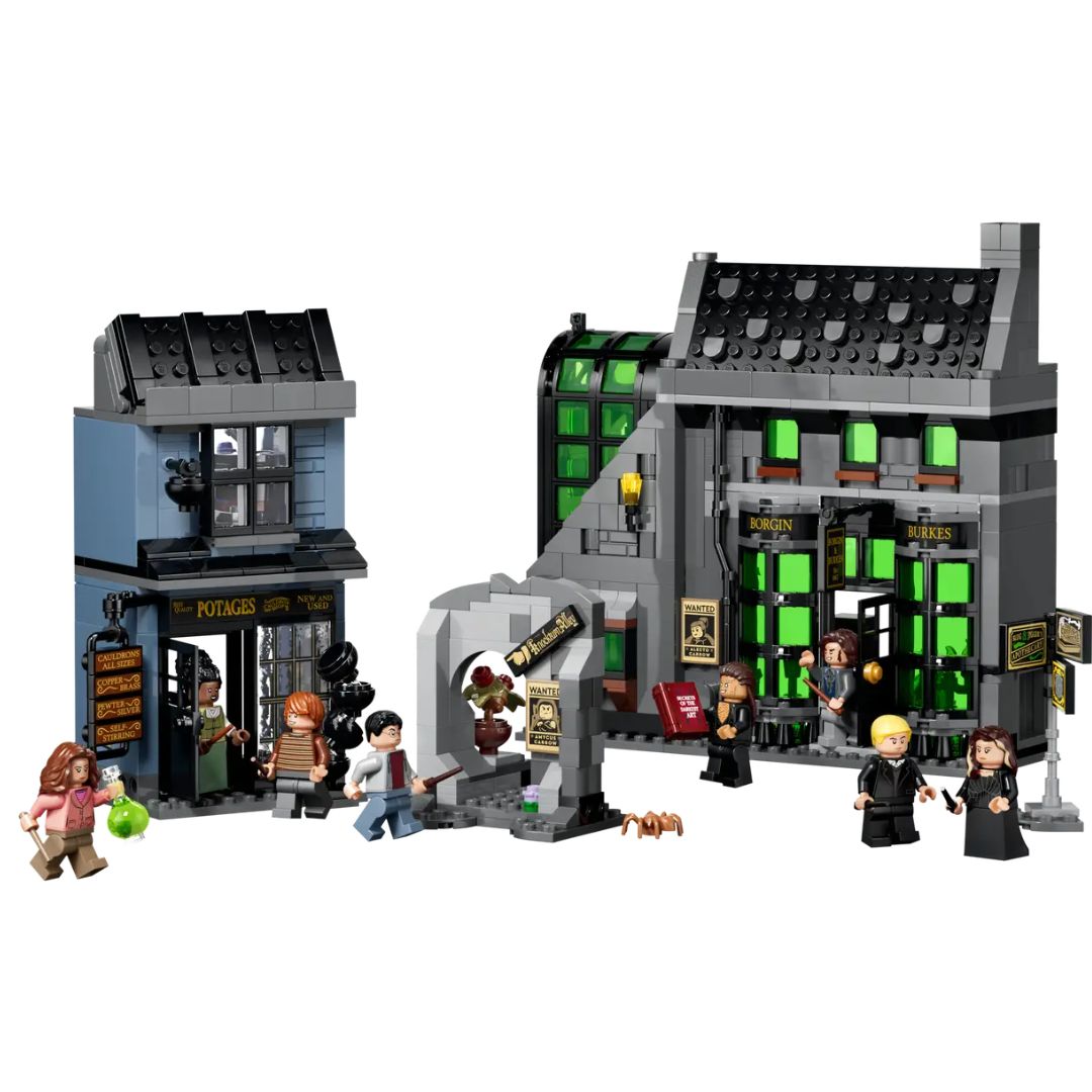 Harry Potter Knockturn Alley Wizarding Shops By Lego