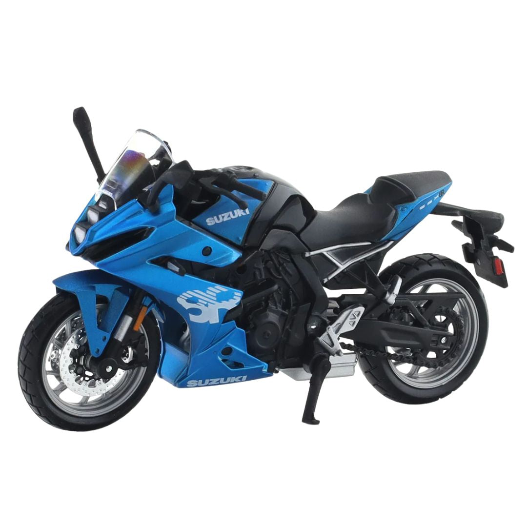 Blue Suzuki GSX-8R 2024 1:18 Scale Bike By Maisto