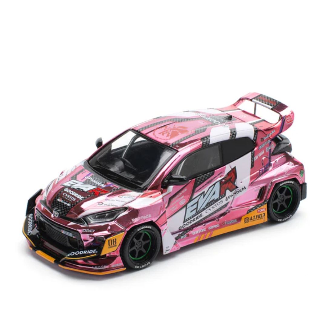 Eva Rt Production Model Custom Type-08 Goodride GR Yaris 1:64 Diecast Car By Pop Race -Pop Race - India - www.superherotoystore.com