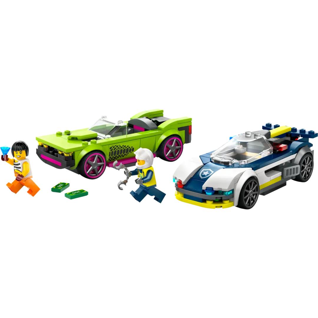 Lego City Police Car and Muscle Car Chase -Lego - India - www.superherotoystore.com