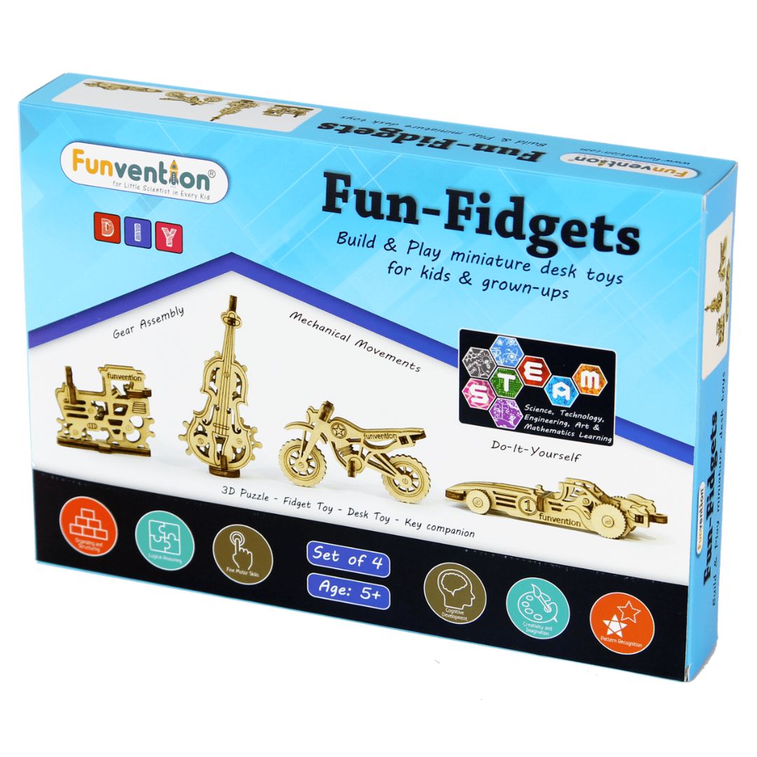 DIY Fidgets Kits set of 4 -Funvention - India - www.superherotoystore.com