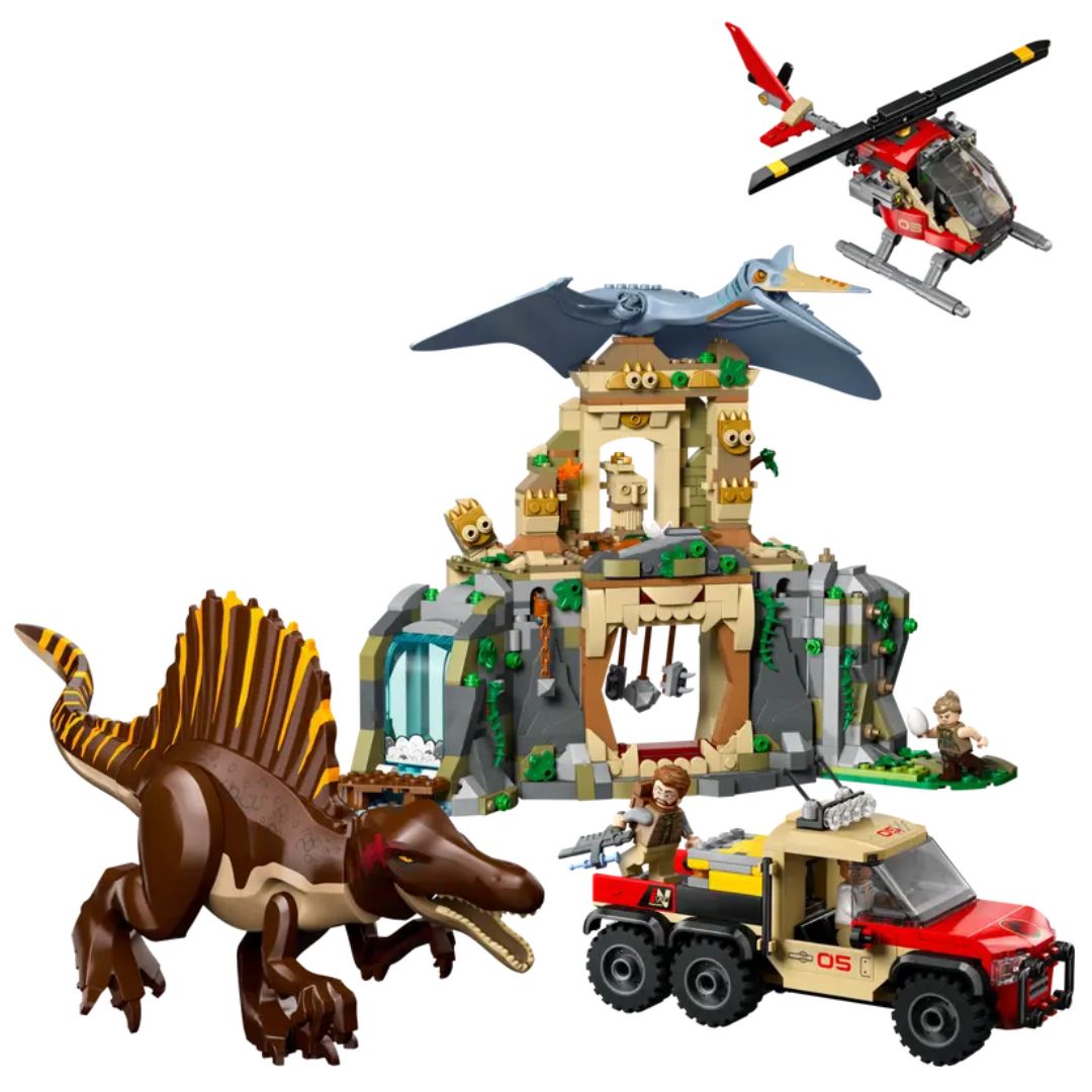 Jurassic Park Spinosaurus &amp; Quetzalcoatlus.. By Lego -Lego - India - www.superherotoystore.com