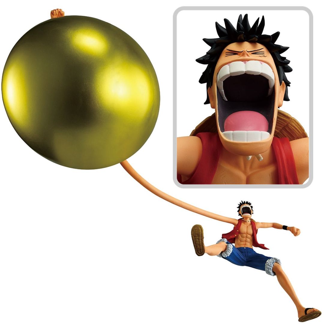 One Piece Monkey D. Luffy Playing Love Song In The Sky Masterlise Expiece Ichibansho Statue By Bandai