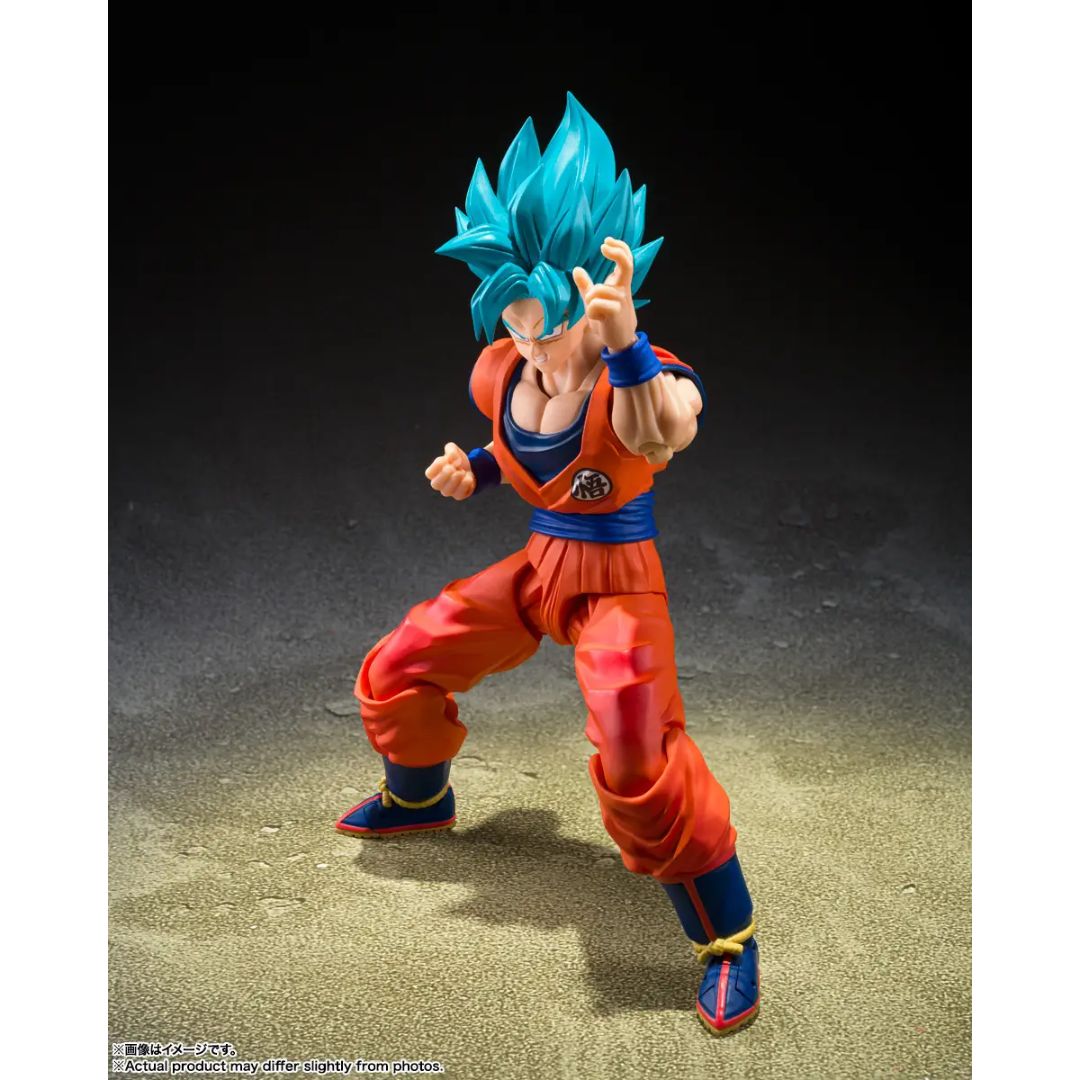 Dragon Ball Z Son Goku (Blue Power Transcending Limits) SHF By Tamashii Nations