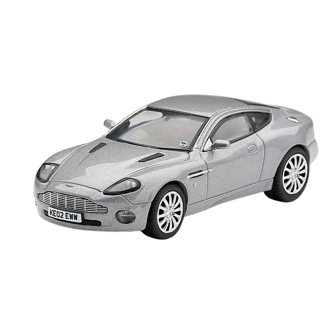Aston Martin V12 Vanquish ""Die Another Day""   /  English Blister Packaging 1:64 Diecast Car By Mini Gt