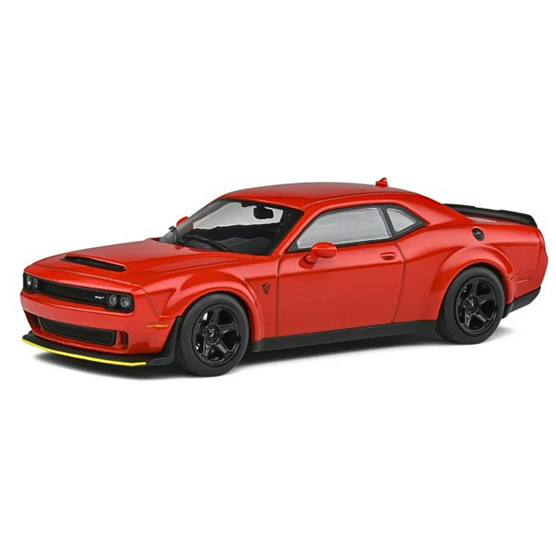 Red 2018 Dodge Challenger SRT Demon V8 6.2L 1:43 Scale die-cast car by Solido -Solido - India - www.superherotoystore.com